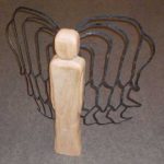 Engel groß mit Metallflügel - 55€